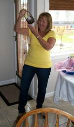 Trish and Easter basket