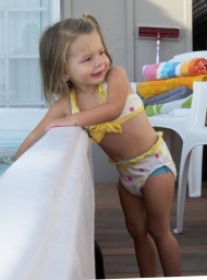 Checking the spa temperature